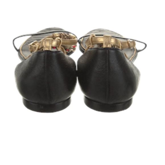 CHANEL
Leather Colorblock Pattern Sandals with Gripoix cabs decorations - Picture 6 of 9